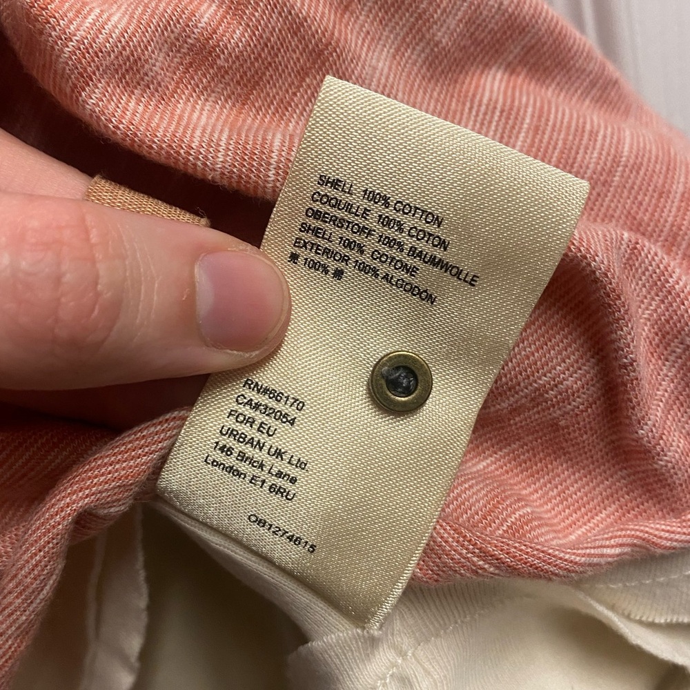 *SOLD Pilcro Anthropologie 100% Cotton Chrissy Babydoll Top Size Large - Picture 4 of 5